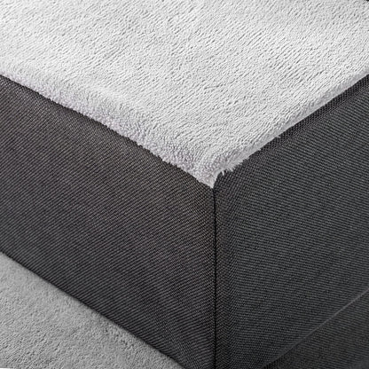 X-Large Grey 4-Step Easy Pet Stairs, Ramp, and Ladder