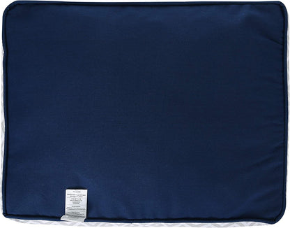 Now House for Pets Grey Diamond Small Dog Bed - Machine Washable Cotton/Poly Blend, 17" x 22" x 5