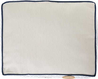 Now House for Pets Grey Diamond Small Dog Bed - Machine Washable Cotton/Poly Blend, 17" x 22" x 5