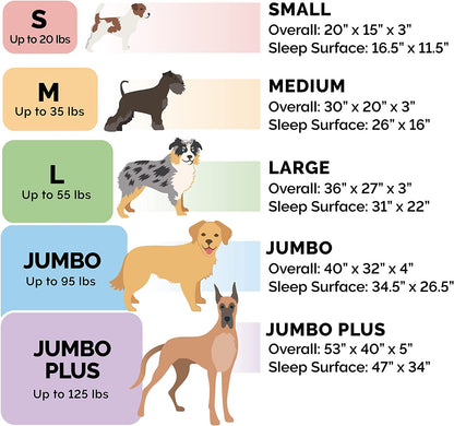 Orthopedic Small Dog Bed with Removable Bolsters and Washable Cover, Ideal for Dogs up to 20 lbs - Plush Velvet Sofa in Brownstone